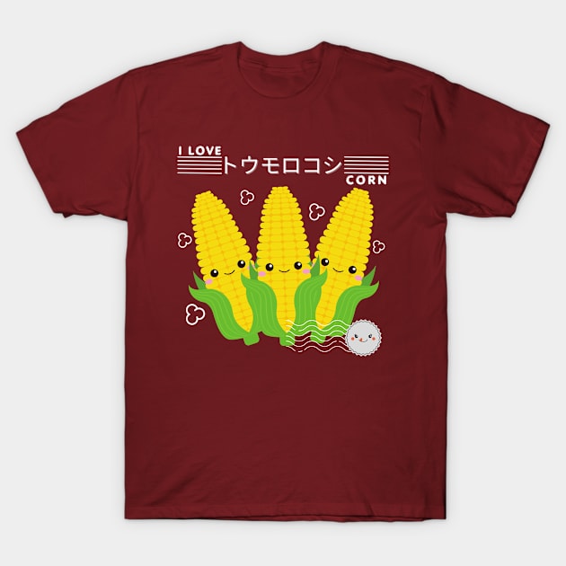 I love Corn T-Shirt by Energized Designs